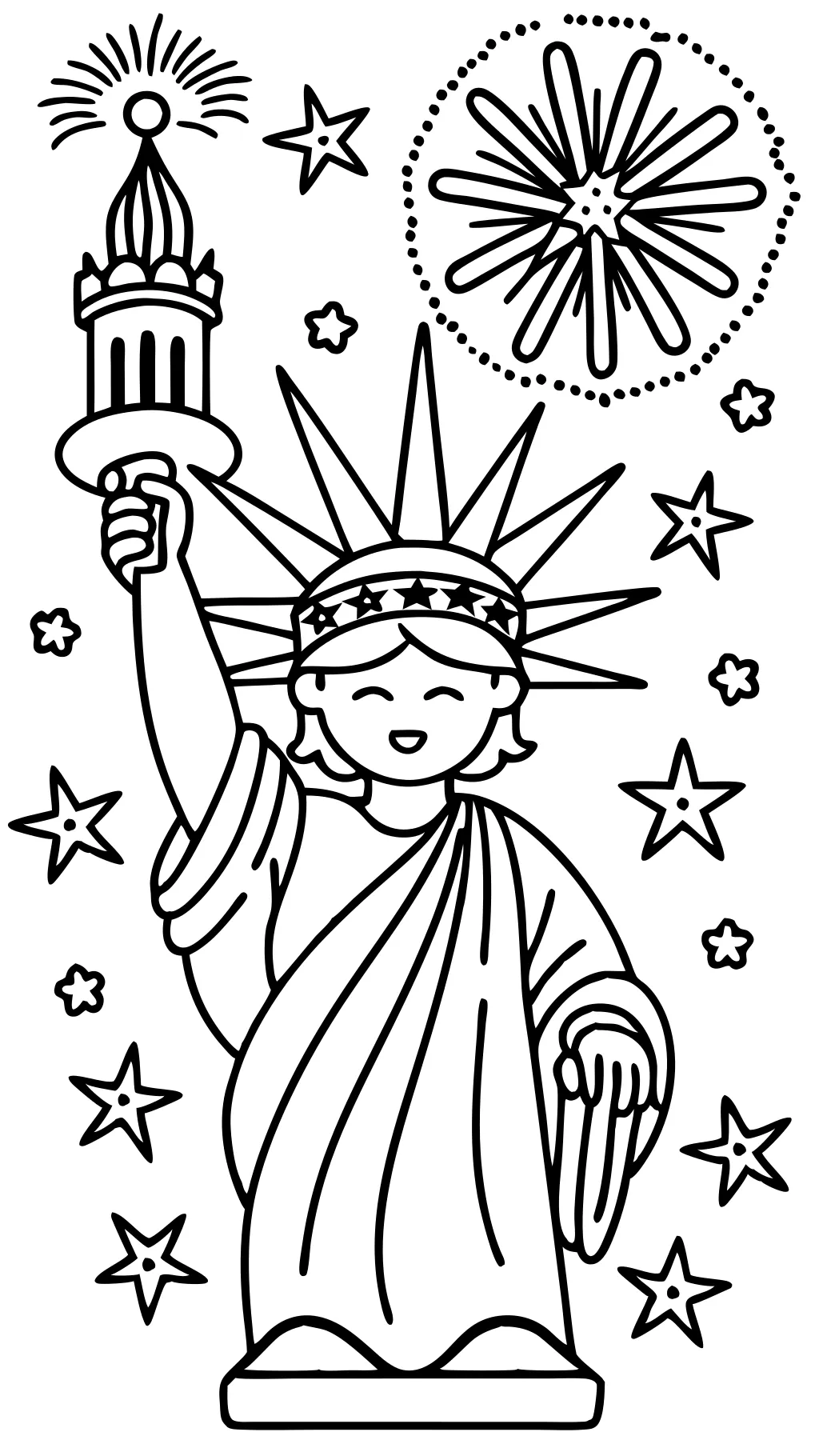 coloriages gratuits du 4 juillet